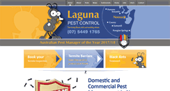 Desktop Screenshot of lagunapestcontrol.com.au