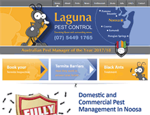 Tablet Screenshot of lagunapestcontrol.com.au